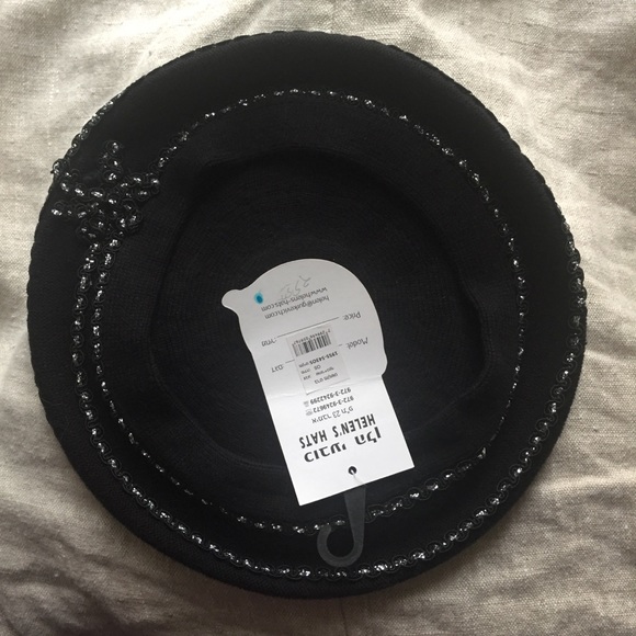 Beret with beading - Picture 3 of 4